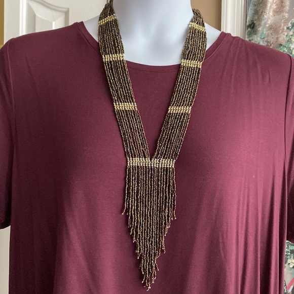 Lovely beads uniquely styled Necklace - Picture 2 of 7